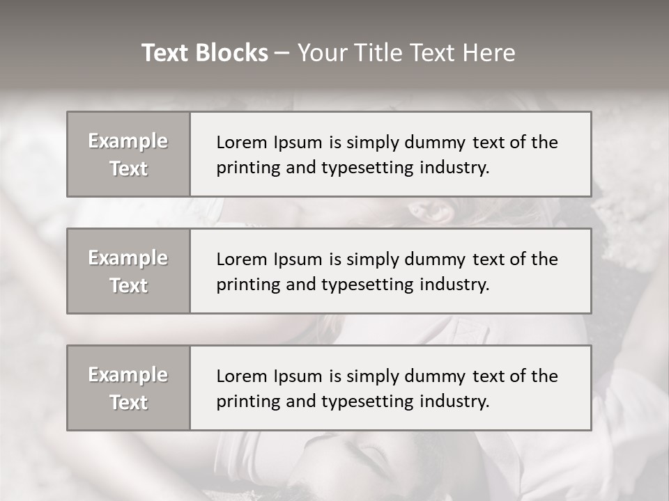 Togetherness Beauty Outdoors PowerPoint Template