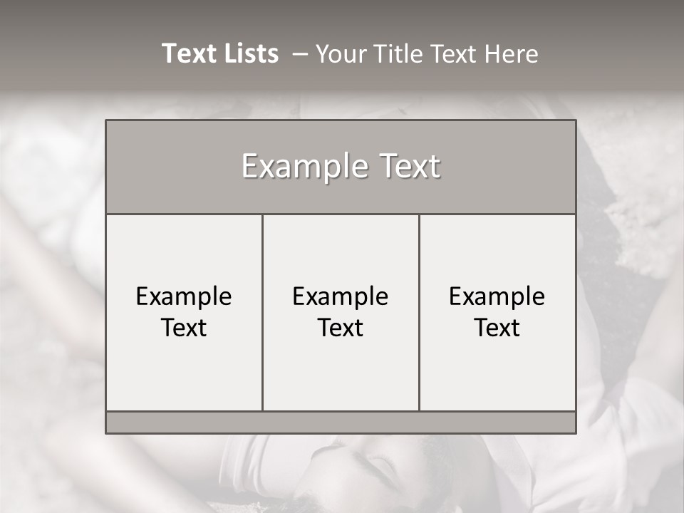 Togetherness Beauty Outdoors PowerPoint Template