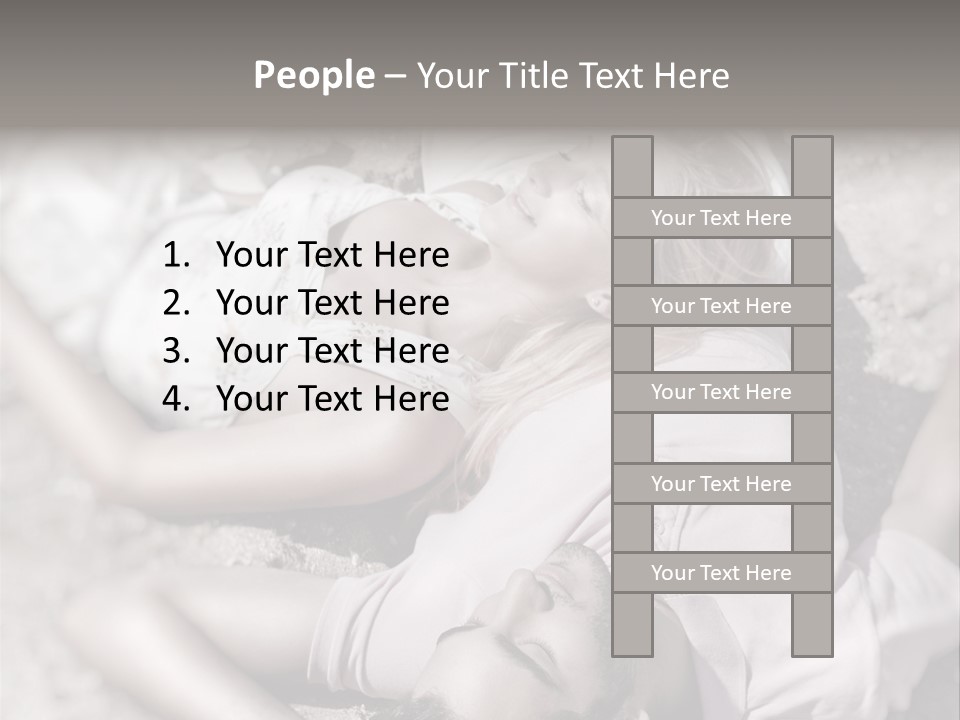 Togetherness Beauty Outdoors PowerPoint Template