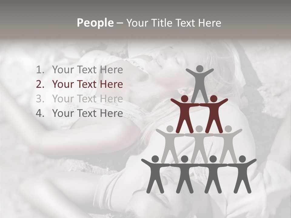 Togetherness Beauty Outdoors PowerPoint Template