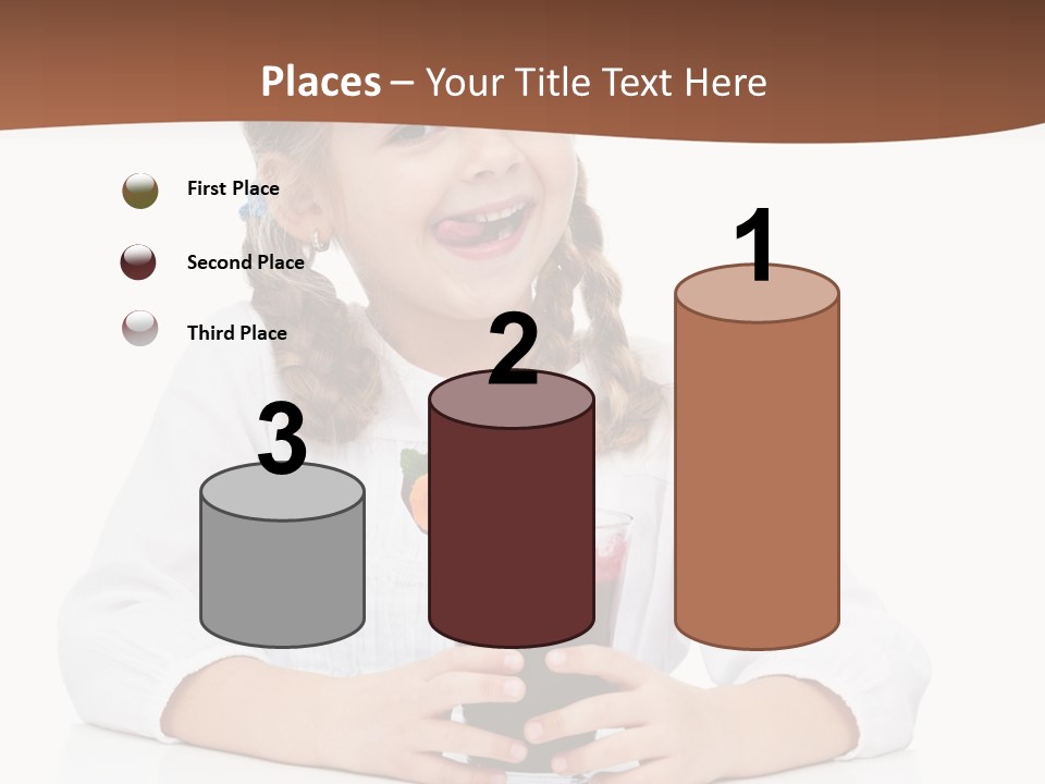 Happy Vegetable Juice PowerPoint Template