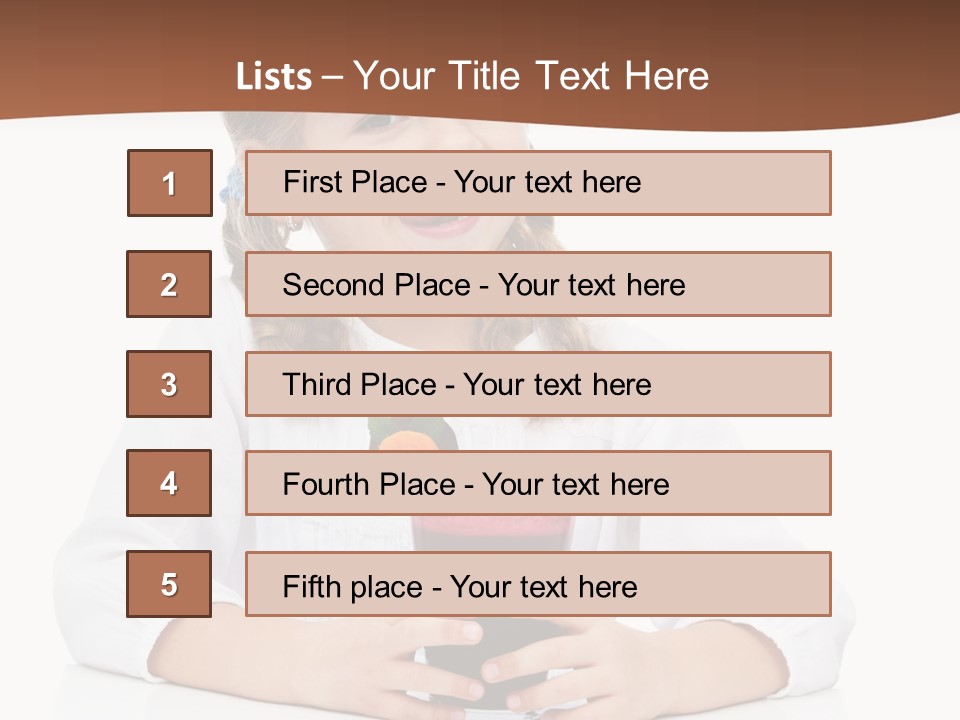 Happy Vegetable Juice PowerPoint Template