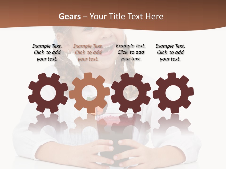 Happy Vegetable Juice PowerPoint Template