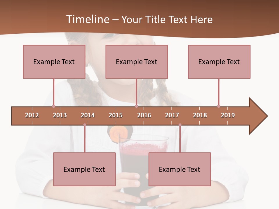 Happy Vegetable Juice PowerPoint Template