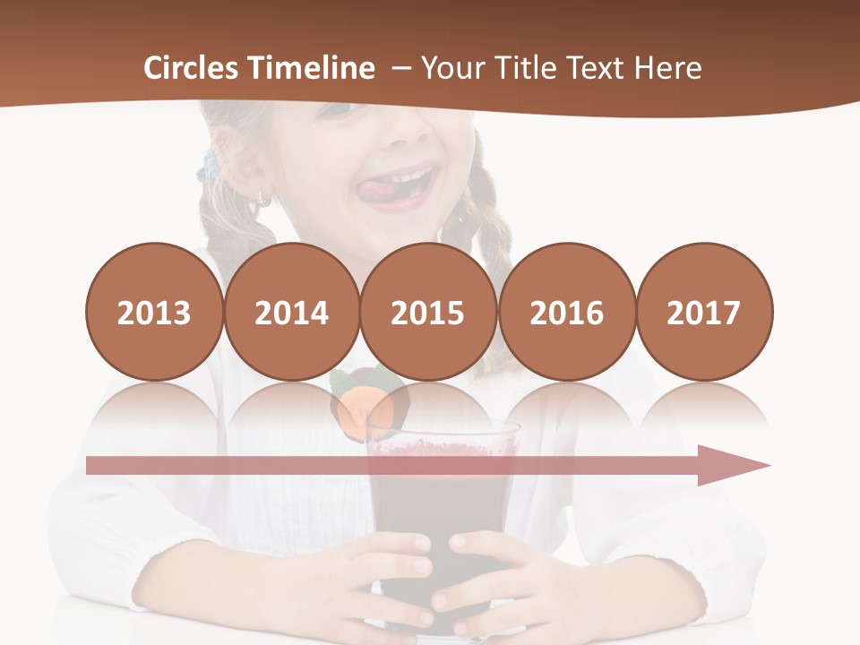 Happy Vegetable Juice PowerPoint Template