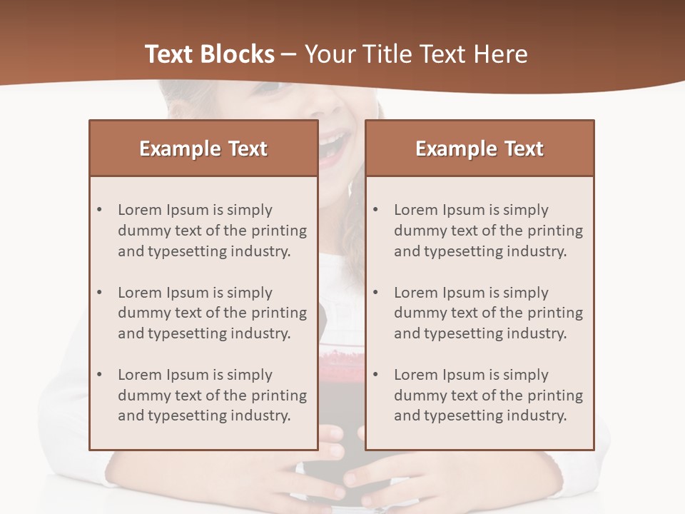 Happy Vegetable Juice PowerPoint Template