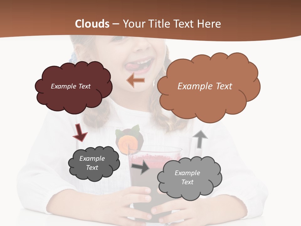 Happy Vegetable Juice PowerPoint Template
