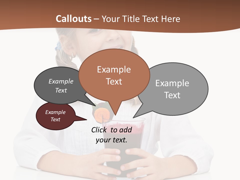 Happy Vegetable Juice PowerPoint Template