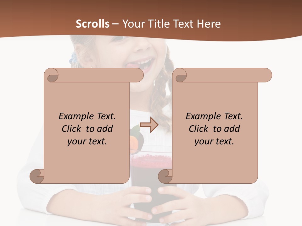 Happy Vegetable Juice PowerPoint Template