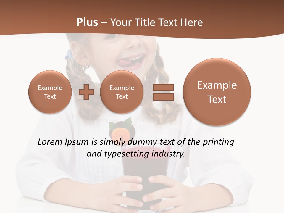 Happy Vegetable Juice PowerPoint Template