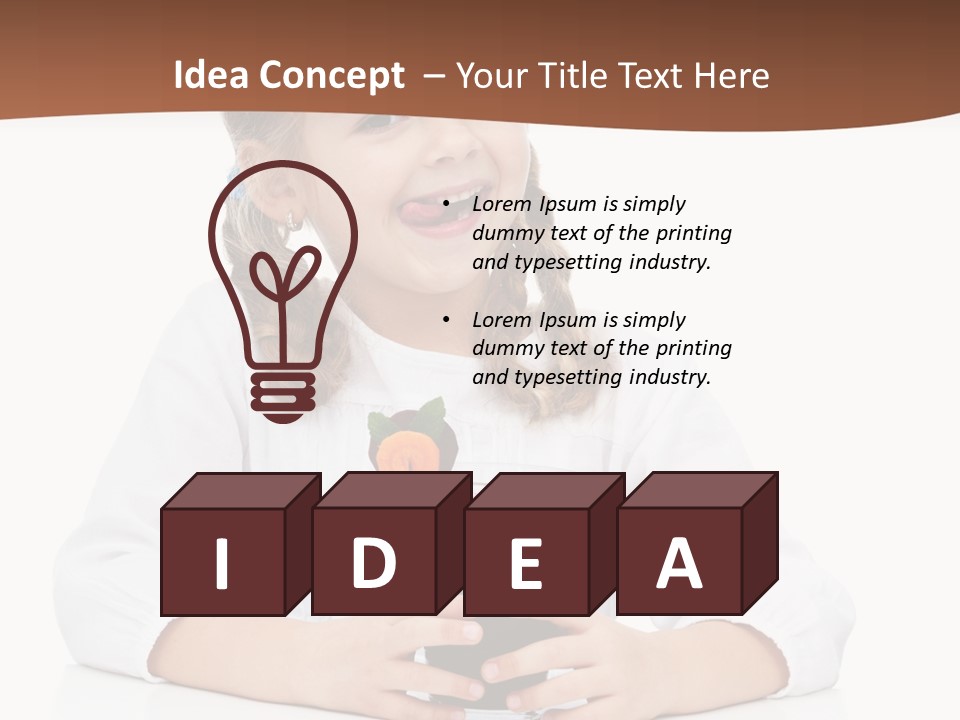 Happy Vegetable Juice PowerPoint Template