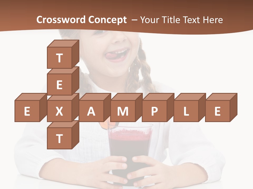 Happy Vegetable Juice PowerPoint Template