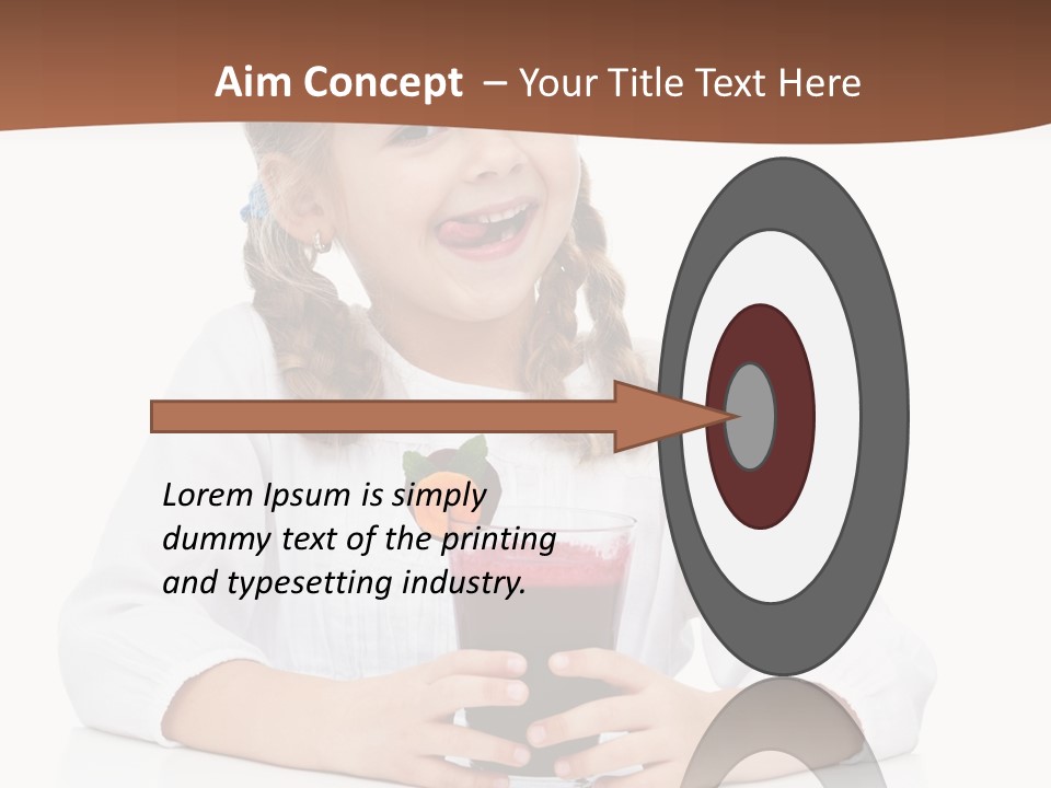 Happy Vegetable Juice PowerPoint Template