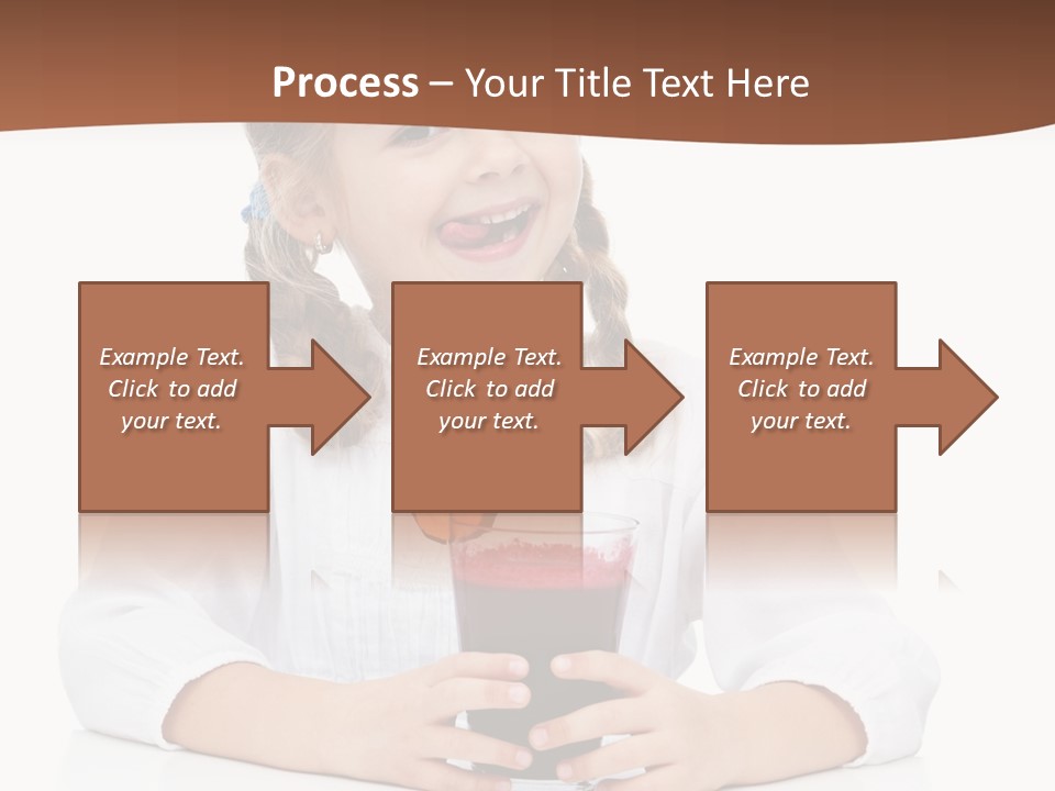 Happy Vegetable Juice PowerPoint Template