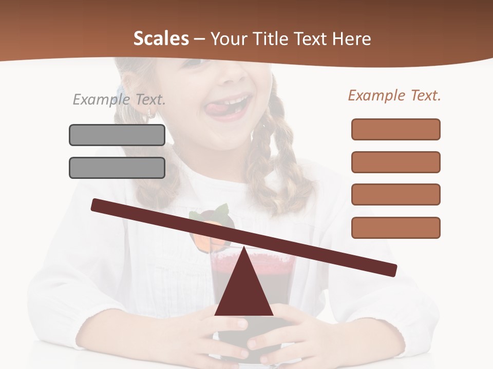 Happy Vegetable Juice PowerPoint Template