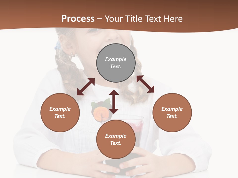 Happy Vegetable Juice PowerPoint Template