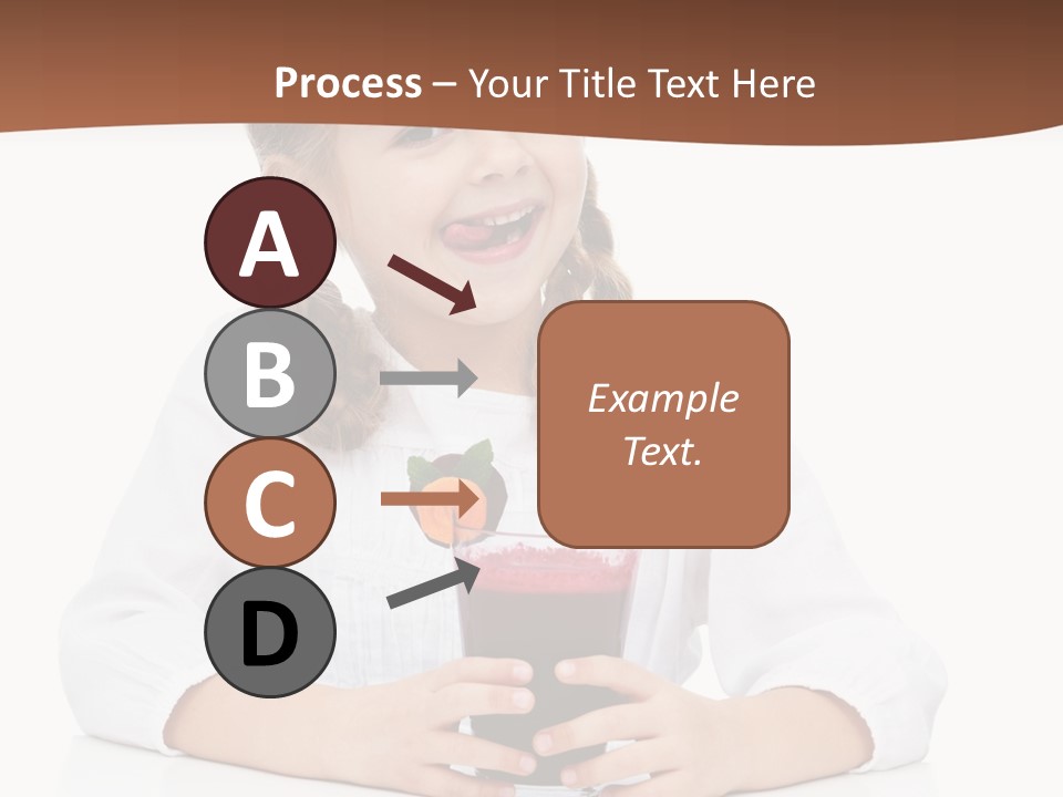 Happy Vegetable Juice PowerPoint Template