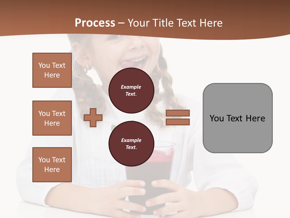 Happy Vegetable Juice PowerPoint Template