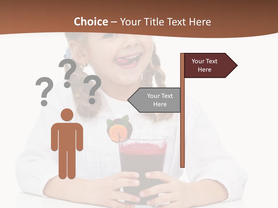 Happy Vegetable Juice PowerPoint Template