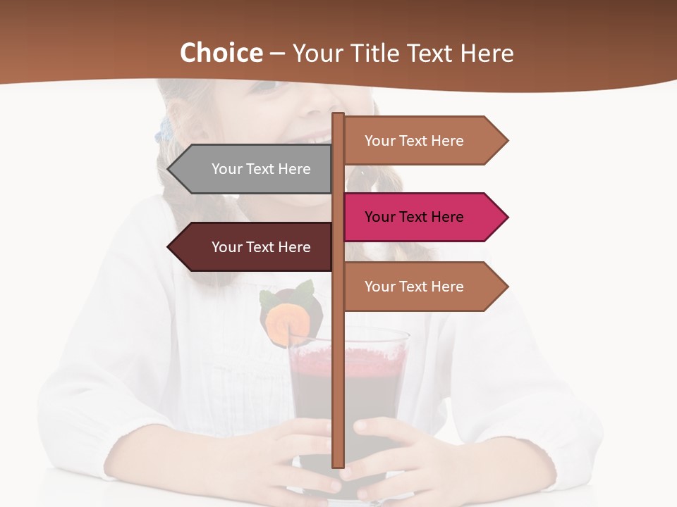 Happy Vegetable Juice PowerPoint Template
