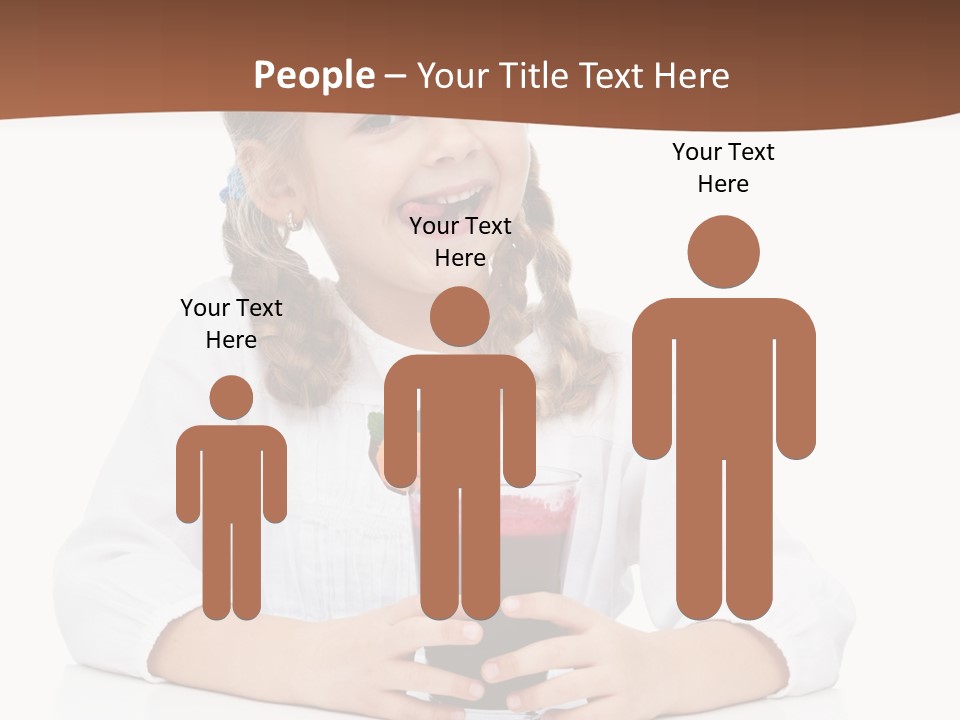 Happy Vegetable Juice PowerPoint Template