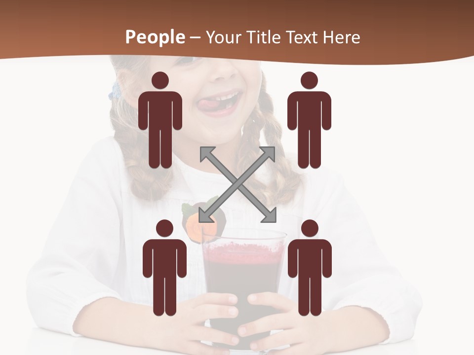 Happy Vegetable Juice PowerPoint Template