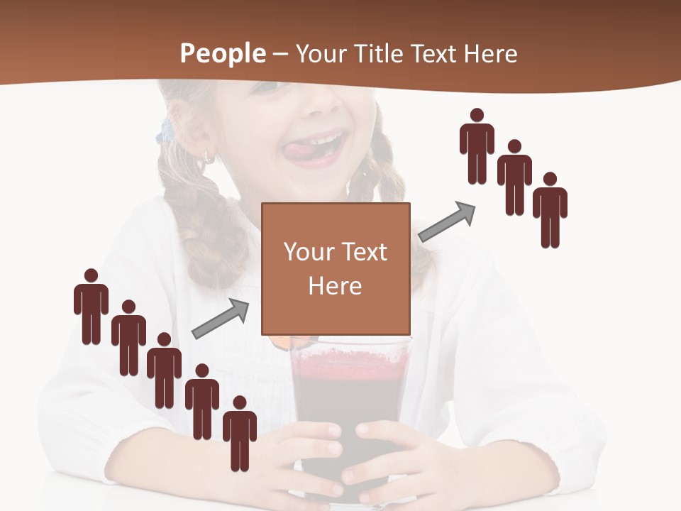 Happy Vegetable Juice PowerPoint Template