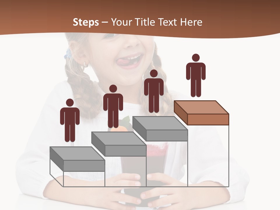 Happy Vegetable Juice PowerPoint Template