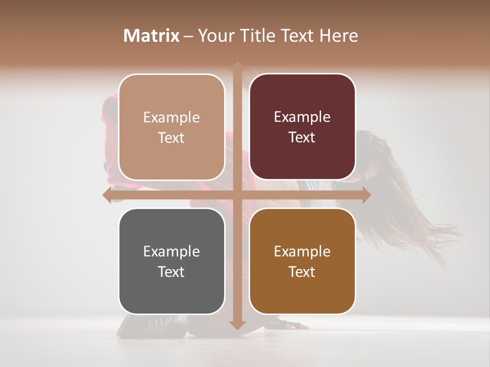 Elegance Posing Hop PowerPoint Template