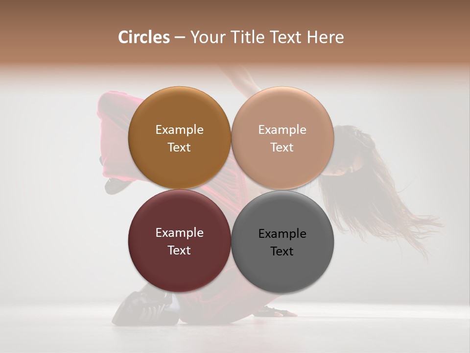 Elegance Posing Hop PowerPoint Template