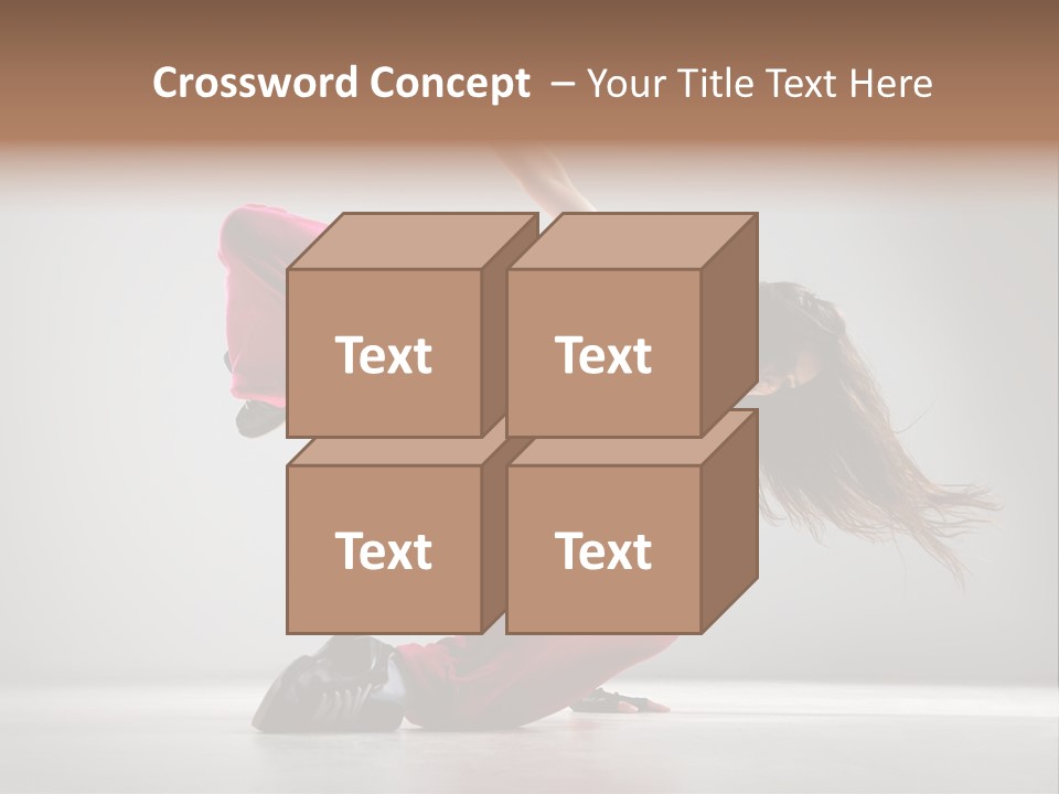 Elegance Posing Hop PowerPoint Template