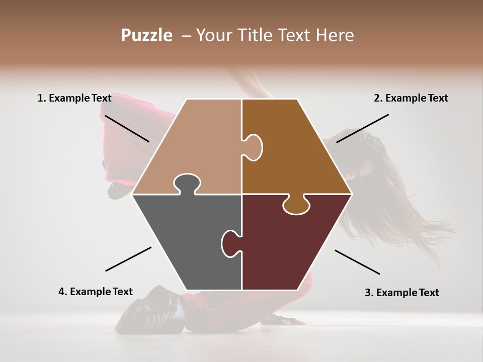 Elegance Posing Hop PowerPoint Template