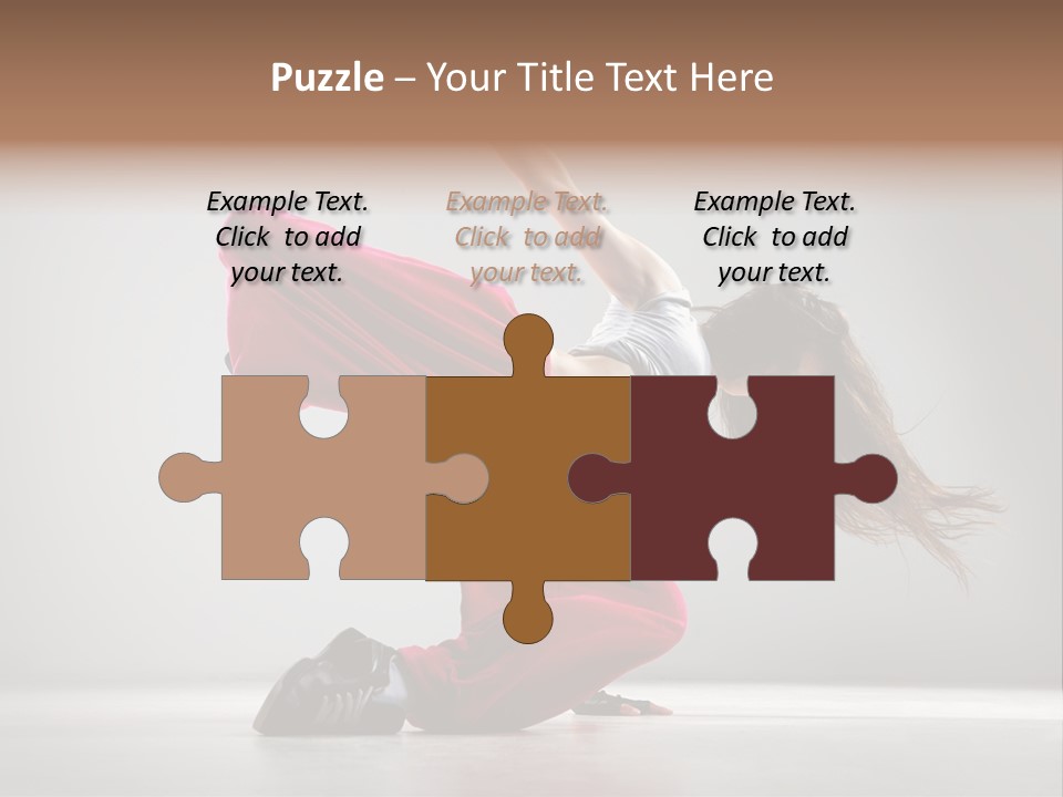 Elegance Posing Hop PowerPoint Template