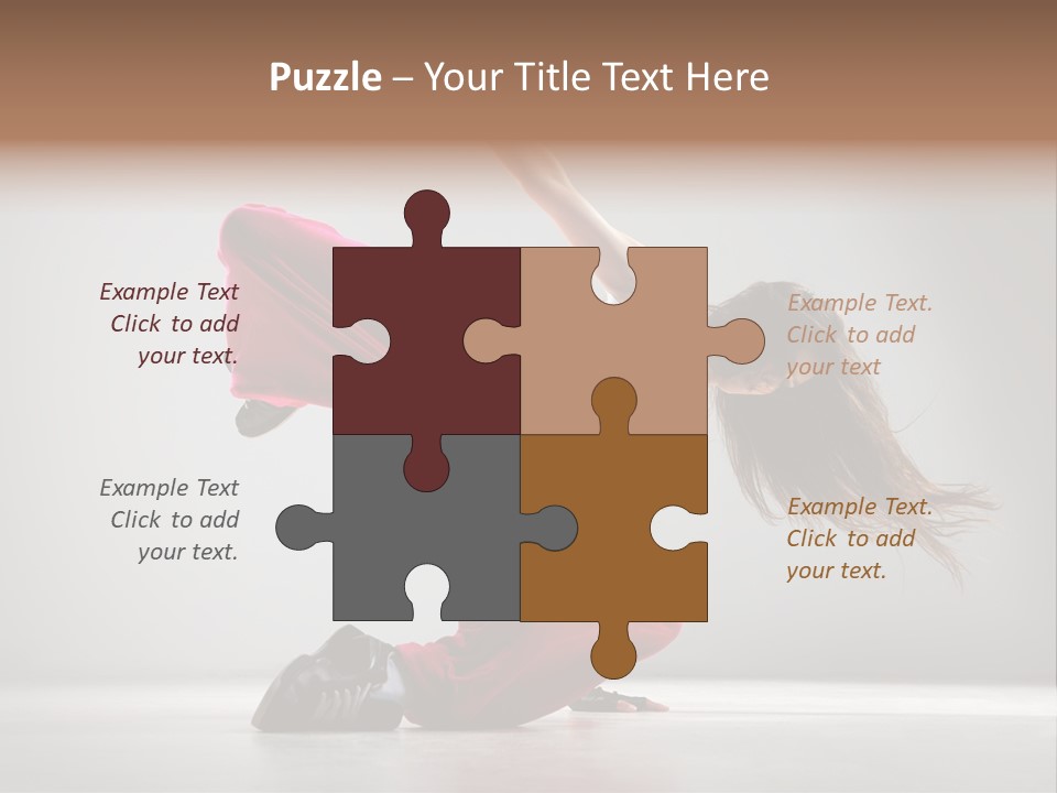 Elegance Posing Hop PowerPoint Template