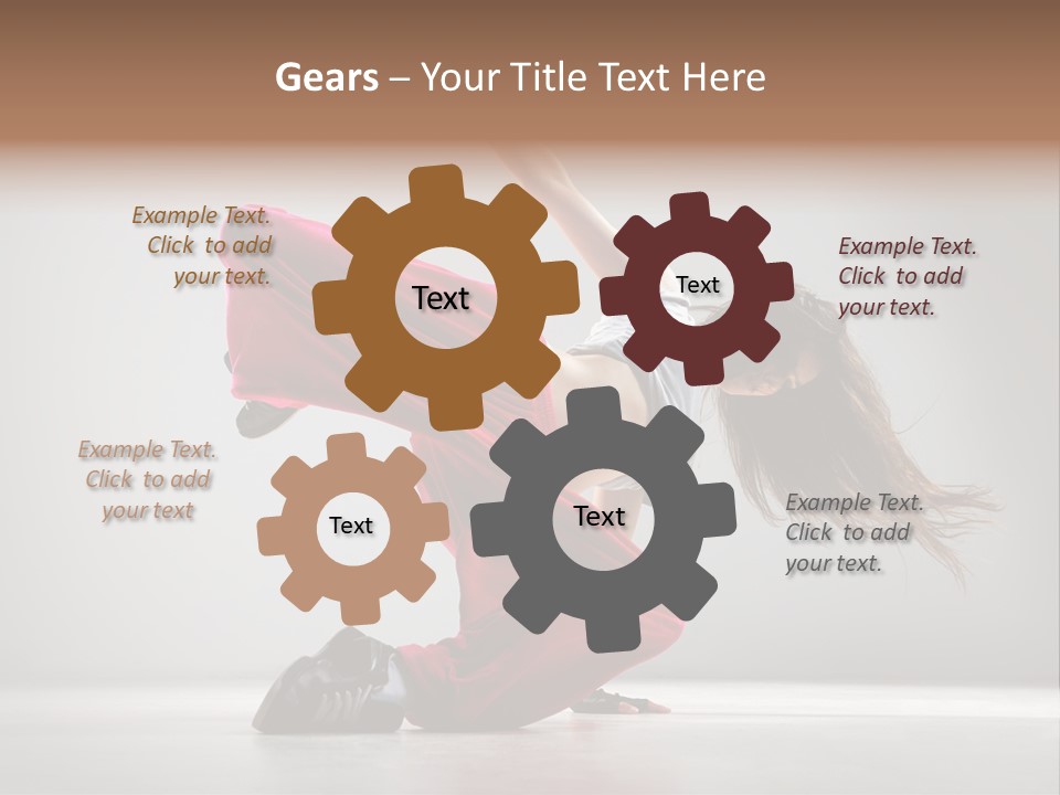 Elegance Posing Hop PowerPoint Template