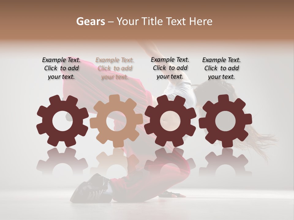 Elegance Posing Hop PowerPoint Template