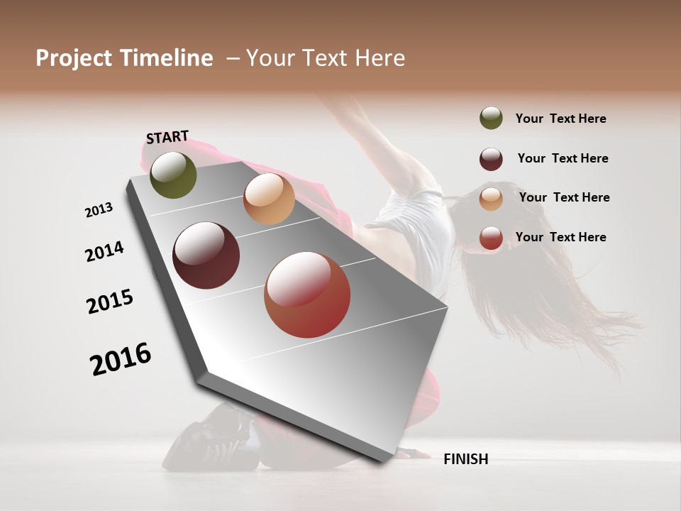 Elegance Posing Hop PowerPoint Template