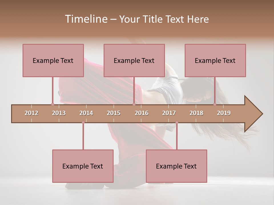 Elegance Posing Hop PowerPoint Template