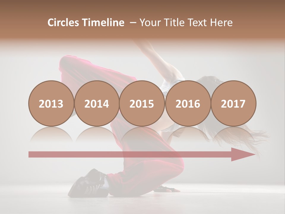 Elegance Posing Hop PowerPoint Template