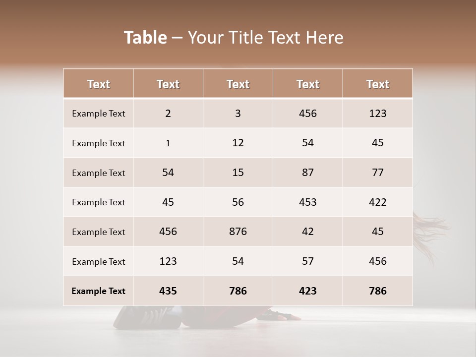 Elegance Posing Hop PowerPoint Template