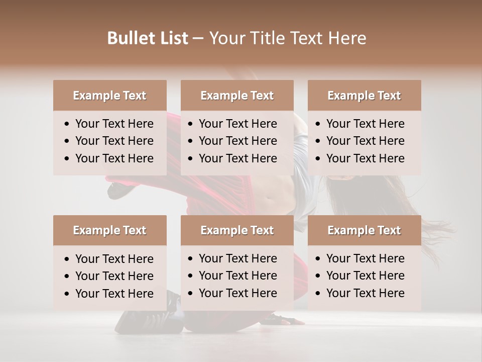 Elegance Posing Hop PowerPoint Template