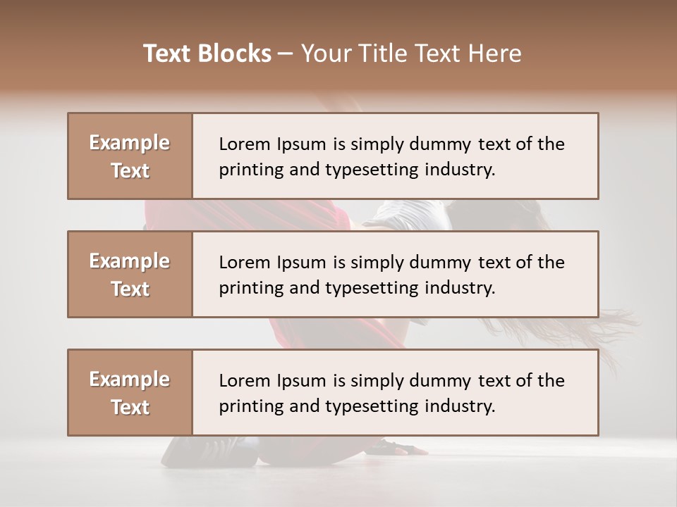 Elegance Posing Hop PowerPoint Template