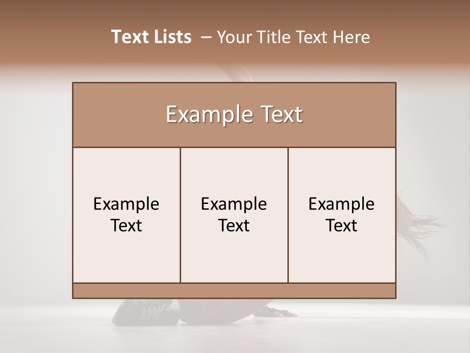 Elegance Posing Hop PowerPoint Template