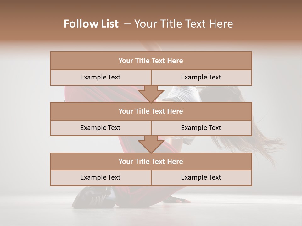 Elegance Posing Hop PowerPoint Template