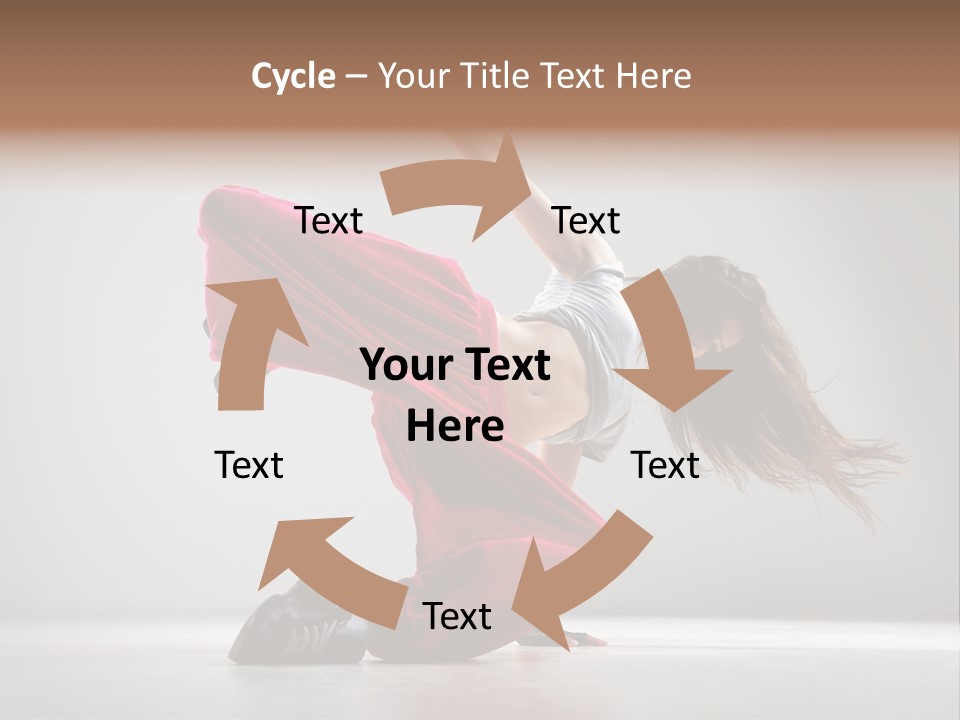 Elegance Posing Hop PowerPoint Template