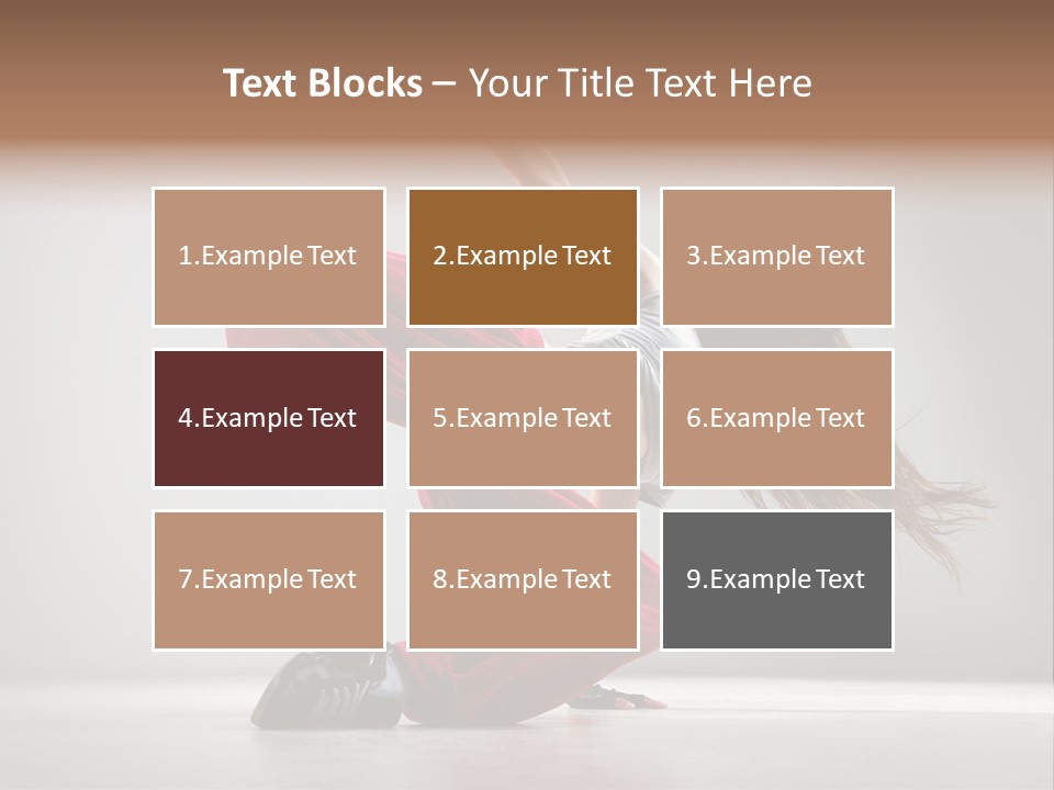 Elegance Posing Hop PowerPoint Template