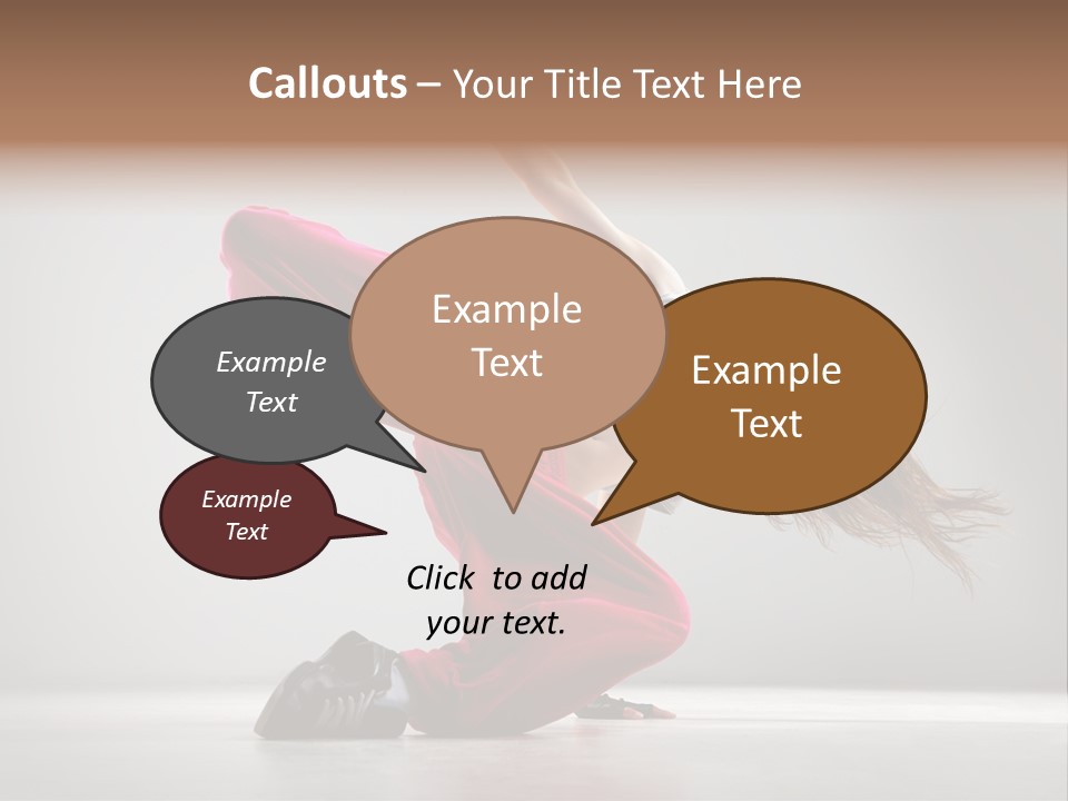 Elegance Posing Hop PowerPoint Template