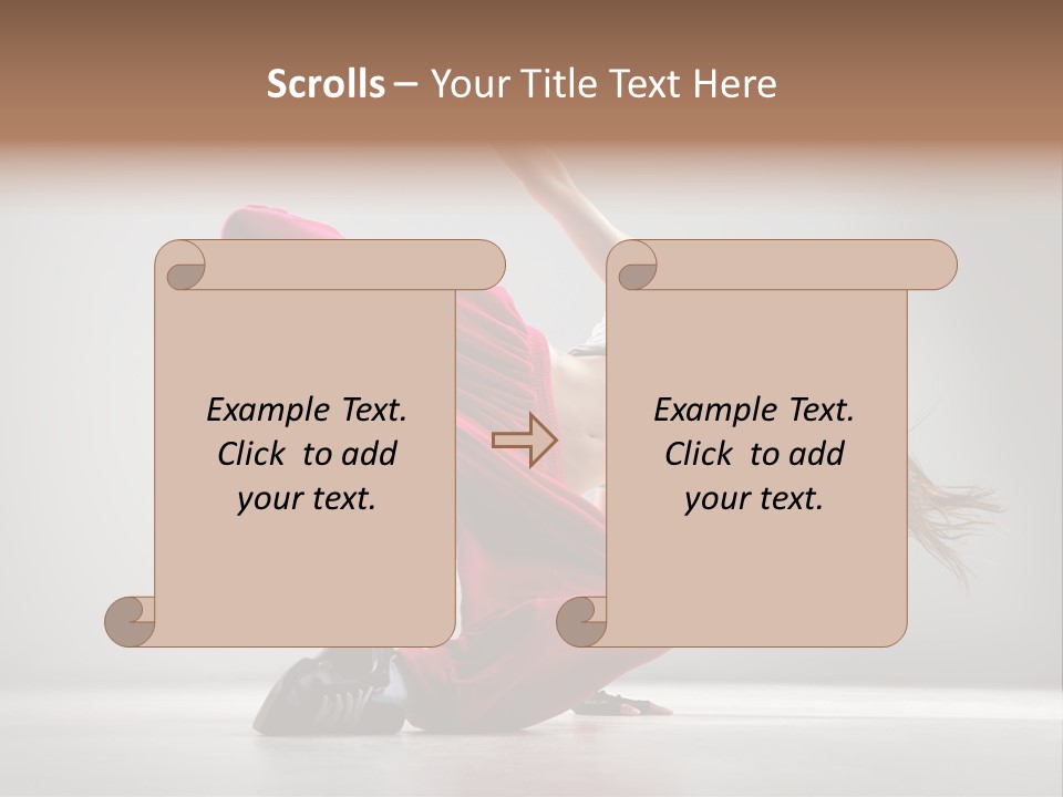 Elegance Posing Hop PowerPoint Template