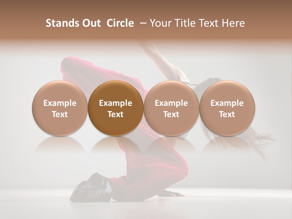 Elegance Posing Hop PowerPoint Template