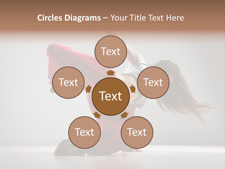 Elegance Posing Hop PowerPoint Template